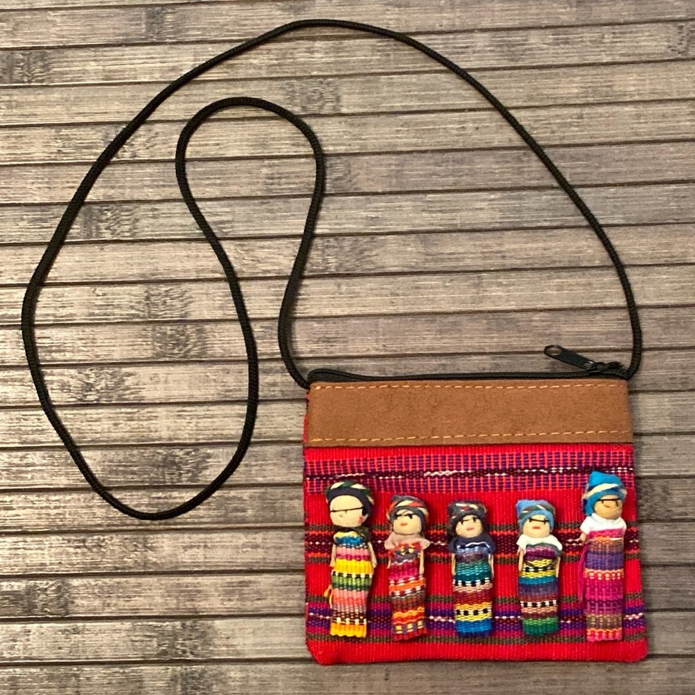 Mexican Worry Doll Pouch With Strap